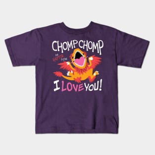 Chomp Chomp is Raptor for I Love You Kids T-Shirt